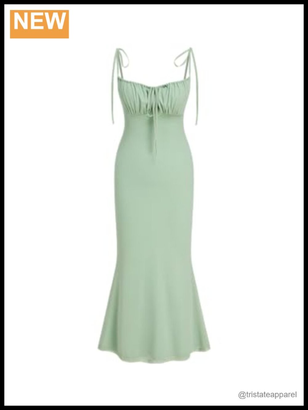 Mesh Maxi Dress Sleeveless Mermaid Bodycon Drawstring Ruched Summer Party